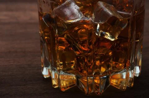 Glasses of whiskey Stock Photos