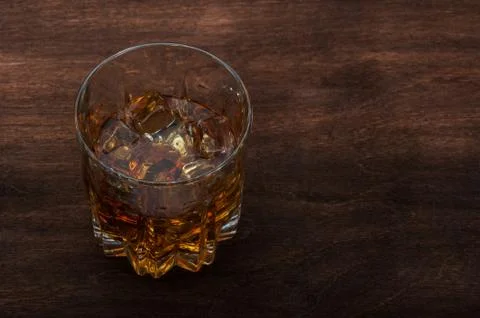 Glasses of whiskey Stock Photos
