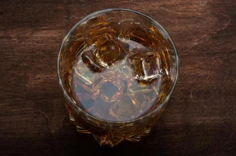 Glasses of whiskey Stock Photos