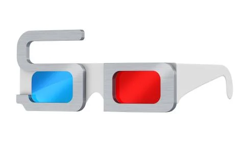 Glasses on a white background Stock Illustration