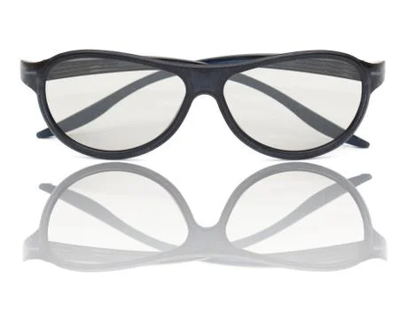 Glasses on a white background Stock Photos