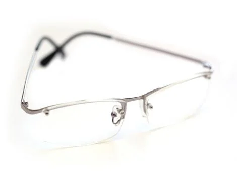 Glasses on a white background Stock Photos