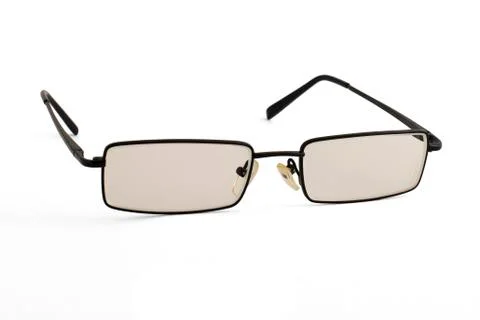 Glasses on white background Stock Photos