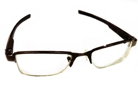 Glasses on a white background Foto stock