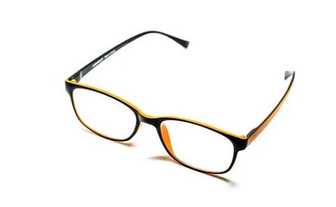 Glasses on a white background. Stock Photos