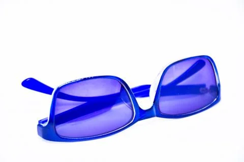 Glasses on a white background Stock Photos
