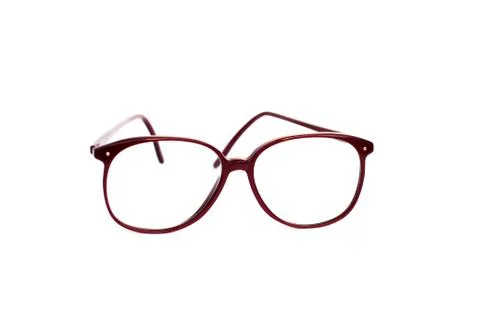 Glasses on a white background Stock Photos