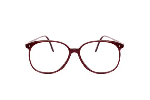 Glasses on a white background Stock Photos