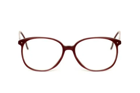 Glasses on a white background Stock Photos