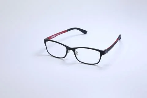 Glasses on a white background Stock Photos