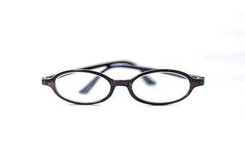 Glasses on white background Fotos de archivo