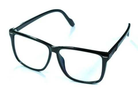 Glasses on white Stock Photos