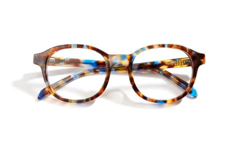 Glasses on White Stock Photos