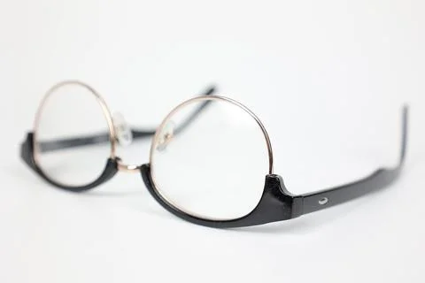 Glasses on white Foto stock
