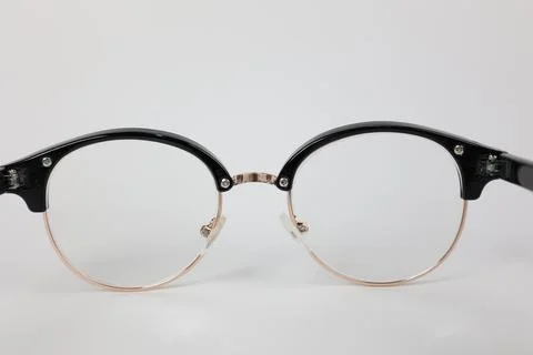 Glasses on white Stock Photos