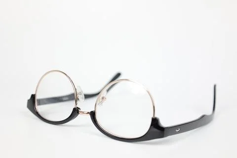 Glasses on white Stock Photos