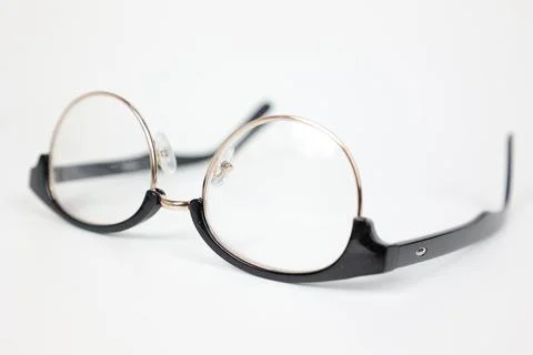Glasses on white Stock Photos