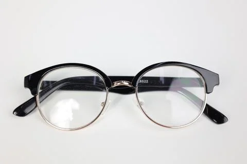 Glasses on white Stock Photos