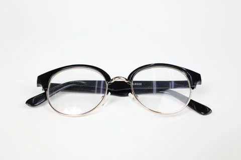 Glasses on white Stock Photos