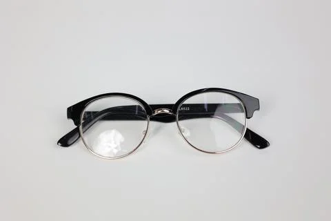 Glasses on white 스톡 사진