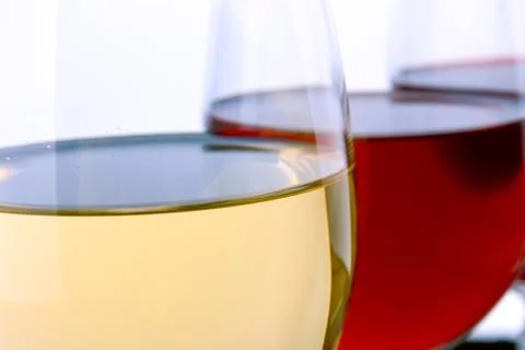 Glasses with wine Stock Photos