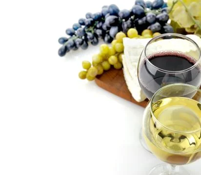 Glasses of wine Stock Photos