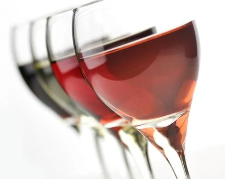 Glasses of wine Stock Photos