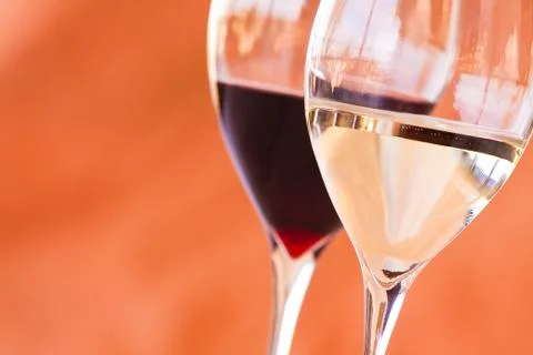 Glasses of wine Stock Photos