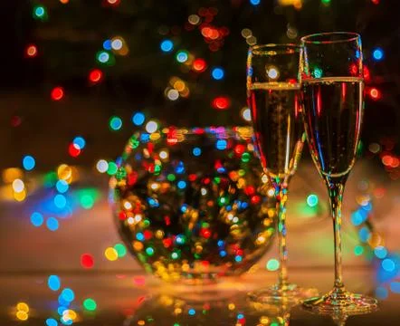 Glasses of wine Stock Photos