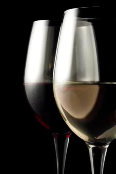Glasses of Wine Foto stock