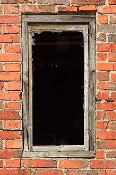 Glassless window. 스톡 사진