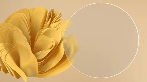 This glassmorphism 3D render showcases a matte glass panel against an abstrac 스톡 일러스트