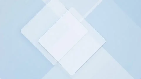 Glassmorphism card elements sliding seamless loop abstract background Stock-Footage 344711847