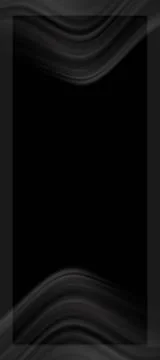 Glassmorphism Dark Mode Vertical Banner – Charcoal and Black Abstract Illustrazione stock