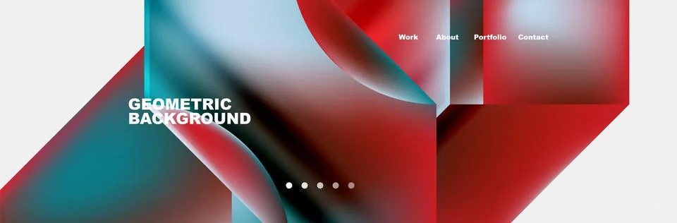 Glassmorphism geometric abstract background. Vector Illustration For Wallpaper イラスト素材