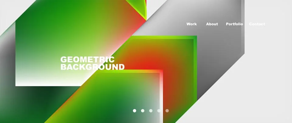 Glassmorphism geometric abstract background. Vector Illustration For Wallpaper 스톡 일러스트