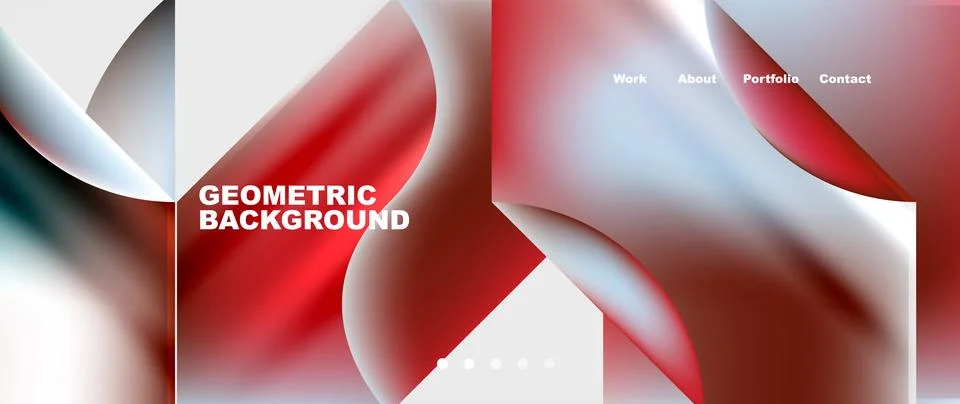 Glassmorphism geometric abstract background. Vector Illustration For Wallpaper 스톡 일러스트