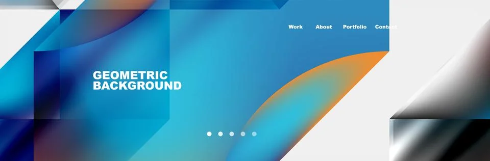 Glassmorphism geometric abstract background. Vector Illustration For Wallpaper 库存插图