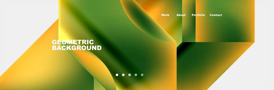 Glassmorphism geometric abstract background. Vector Illustration For Wallpaper Stock Illustration