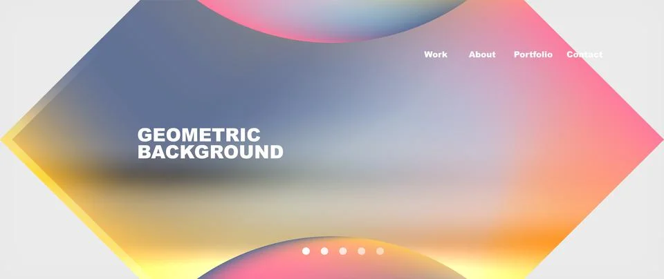 Glassmorphism geometric abstract background. Vector Illustration For Wallpaper 스톡 일러스트