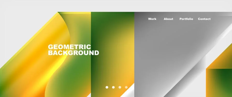 Glassmorphism geometric abstract background. Vector Illustration For Wallpaper Stock Illustration