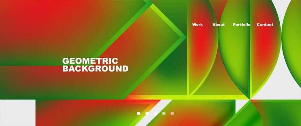 Glassmorphism geometric abstract background. Vector Illustration For Wallpaper 스톡 일러스트