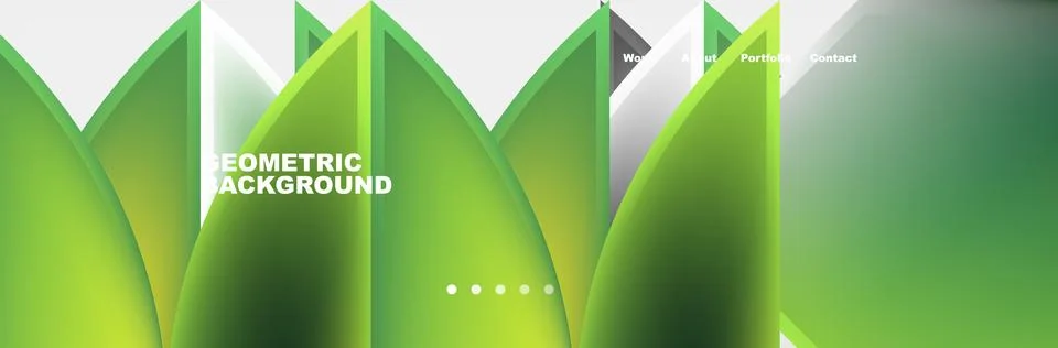 Glassmorphism geometric abstract background. Vector Illustration For Wallpaper Stockillustratie