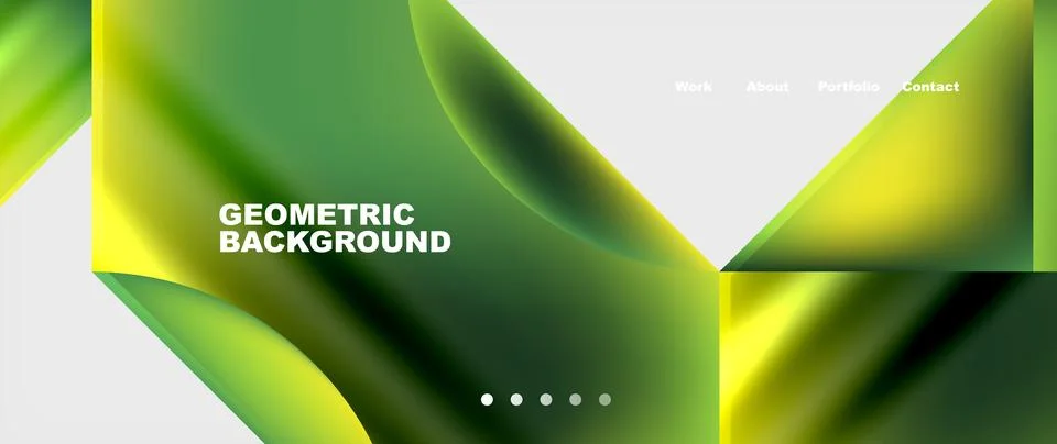 Glassmorphism geometric abstract background. Vector Illustration For Wallpaper 스톡 일러스트