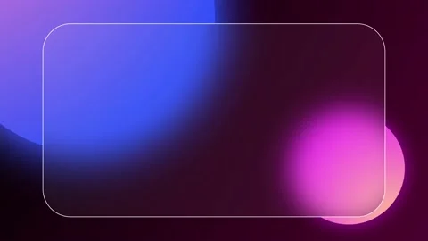 Glassmorphism motion graphic background with place for text. Colorful Stock Footage 183706635