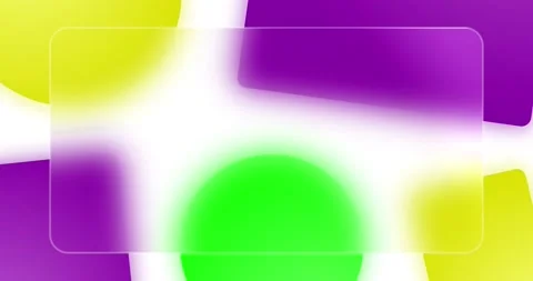 Glassmorphism Shapes Animation Stock Footage 167961565