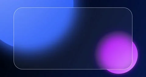 Glassmorphism Shapes Animation Stock Footage 168057495