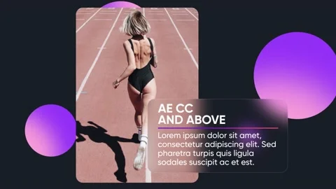 Glassmorphism Social Media Pack After Effects stock