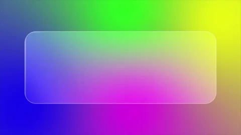 Glassmorphism UI Frame Motion Graphic with Moving Gradient Background Stock-Footage 334936750