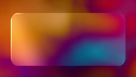 Glassmorphism UI Frame Motion Graphic with Moving Gradient Background Stock-Footage 334936757
